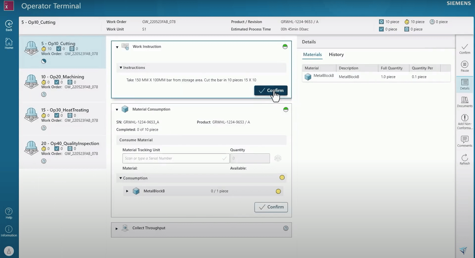 Opcenter X Demo Image 1